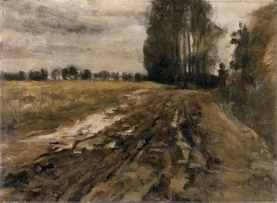 Country Road After The Rain