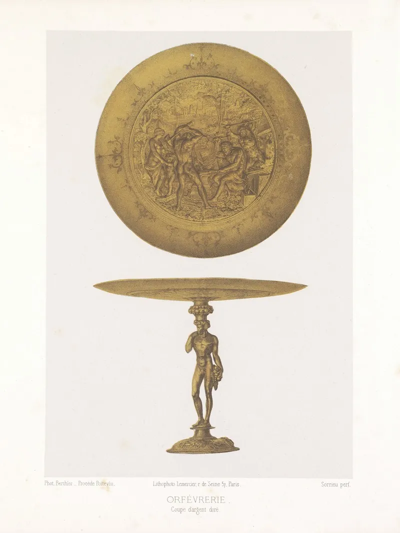 Coupe Dargent Dore Wall Art by Joseph Rose Lemercier - High-Resolution Digital Print