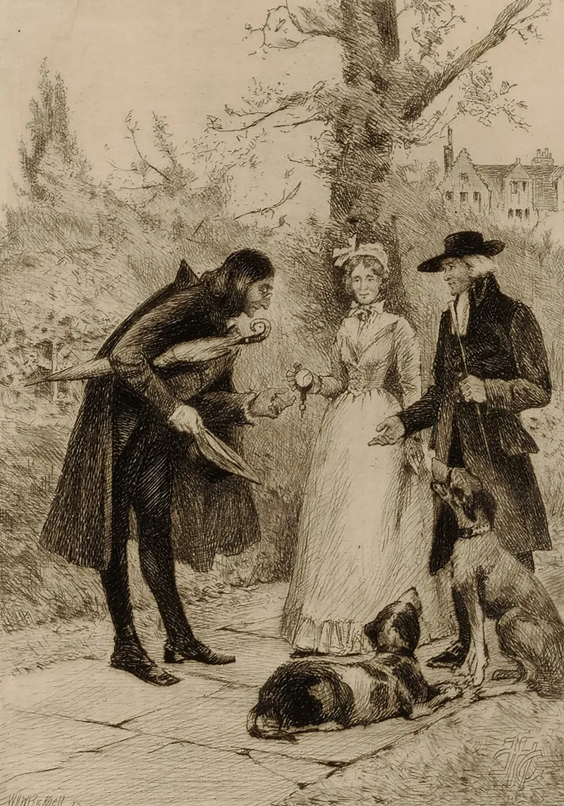Couple Meeting A Man