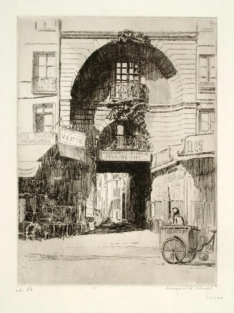 Cour Du Dragon Paris Wall Art by Margaret H. Wright - High-Resolution Digital Print