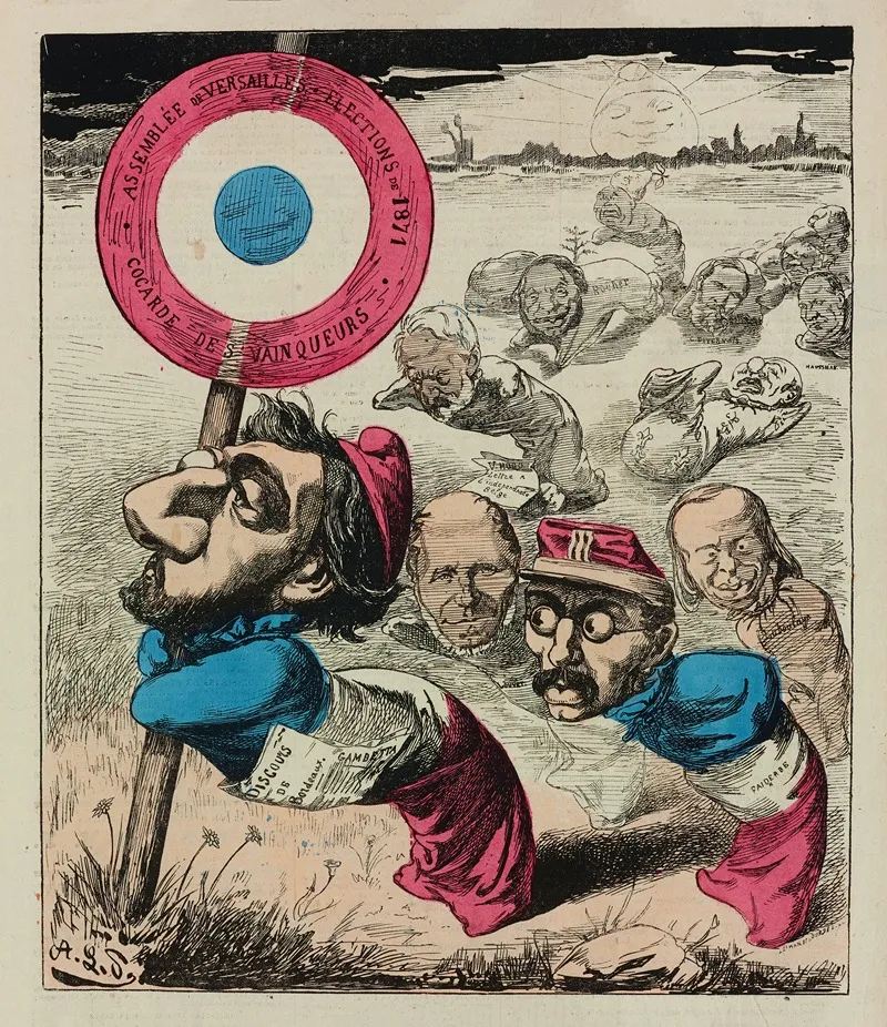 Course Electorale Wall Art by Zut (Alfred Le Petit) - High-Resolution Digital Print