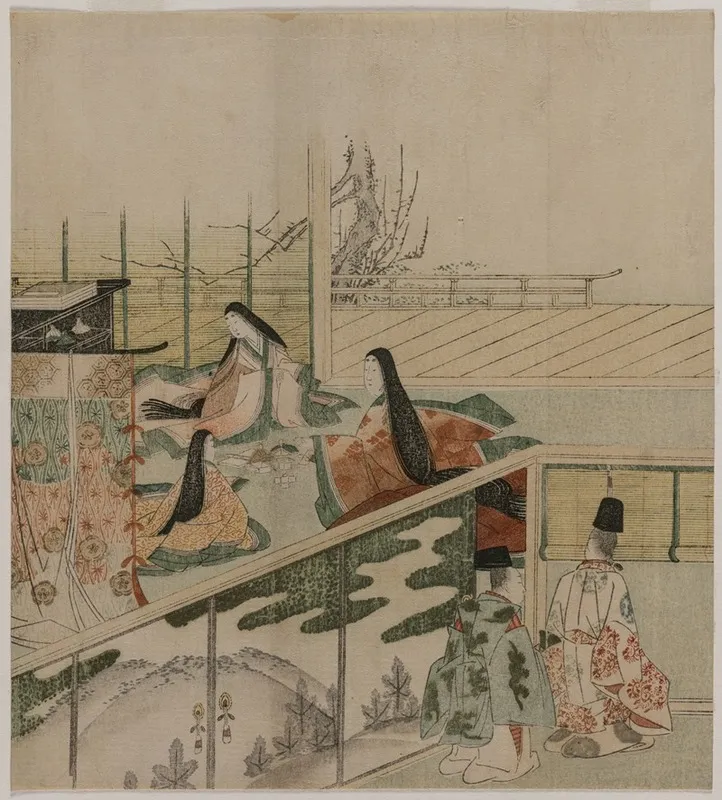 Court Ladies Making Dolls
