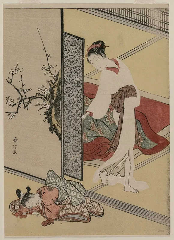 Courtesan And Sleeping Attendant