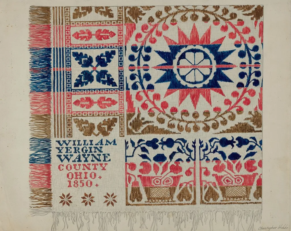 Coverlet 21 Wall Art by Christopher Hobbs - High-Resolution Digital Print