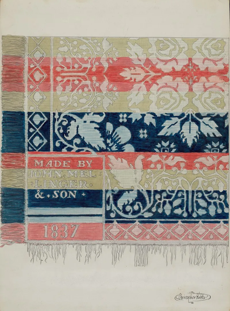 Coverlet 22 Wall Art by Christopher Hobbs - High-Resolution Digital Print
