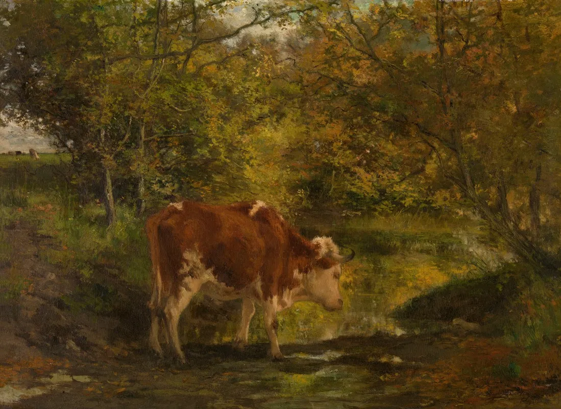 Cow At The Ditch