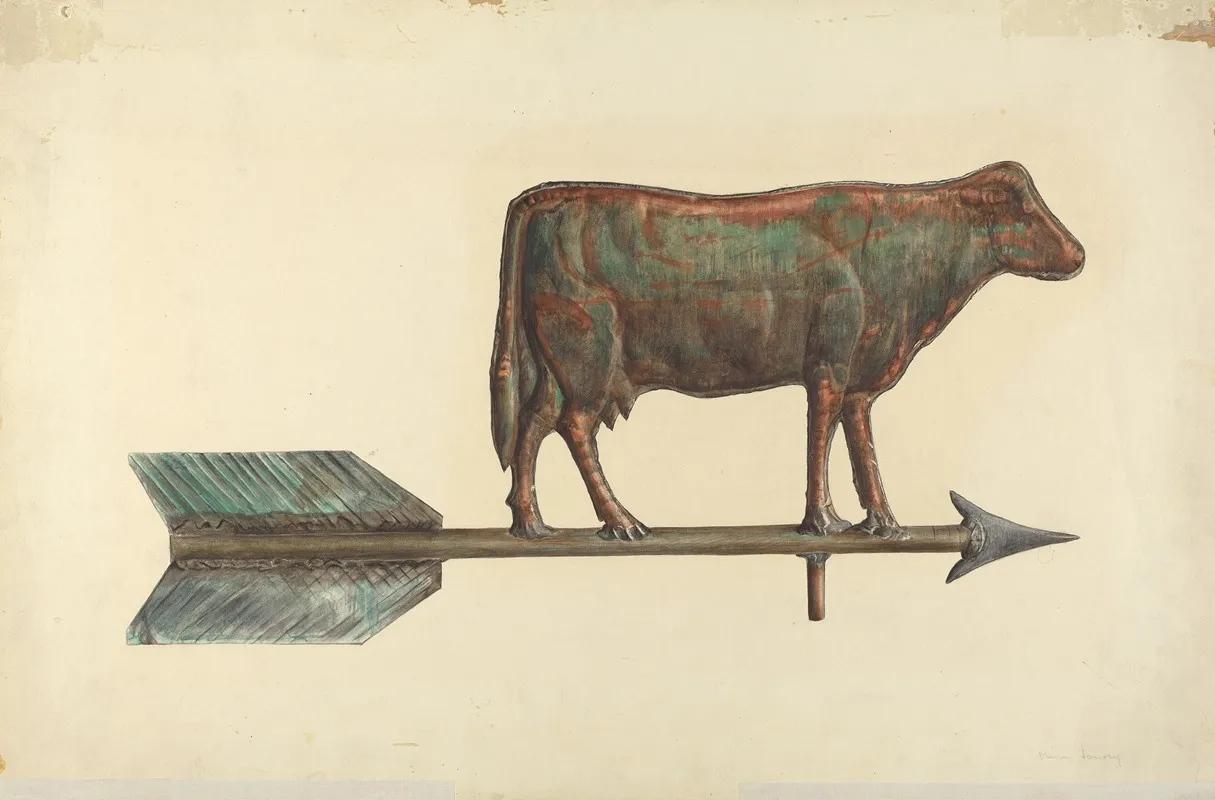 Cow Weather Vane 3