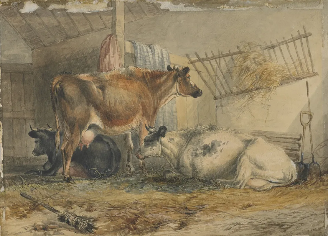 Cows 6 Wall Art by John Holding - High-Resolution Digital Print