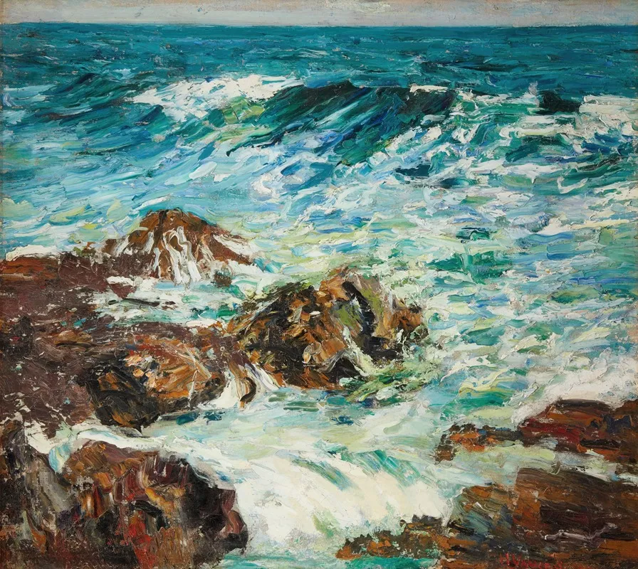 Crashing Surf Wall Art by Vance H. Swope - High-Resolution Digital Print