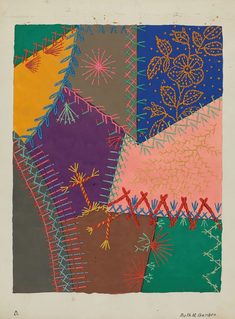 Crazy Quilt Detail 4