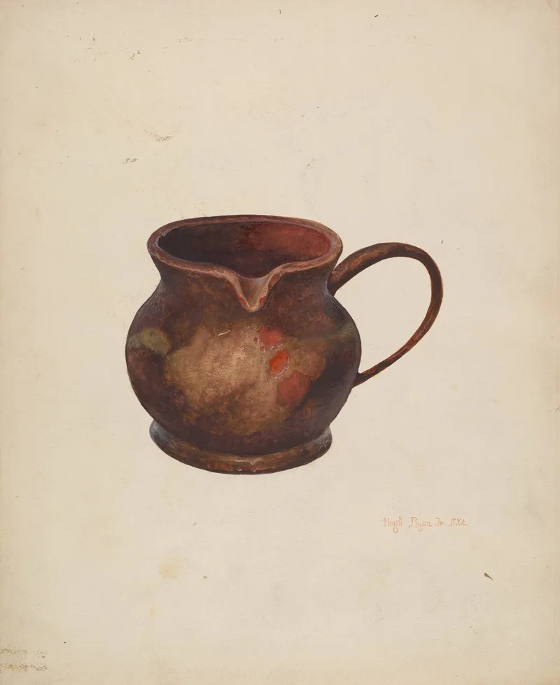 Cream Pitcher 8 Wall Art by Hugh Ryan - High-Resolution Digital Print