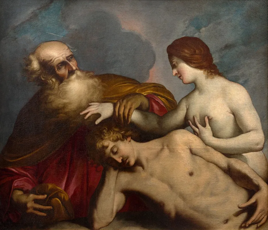 Creation Of Eve And Adam Wall Art by Pietro Ricchi - High-Resolution Digital Print