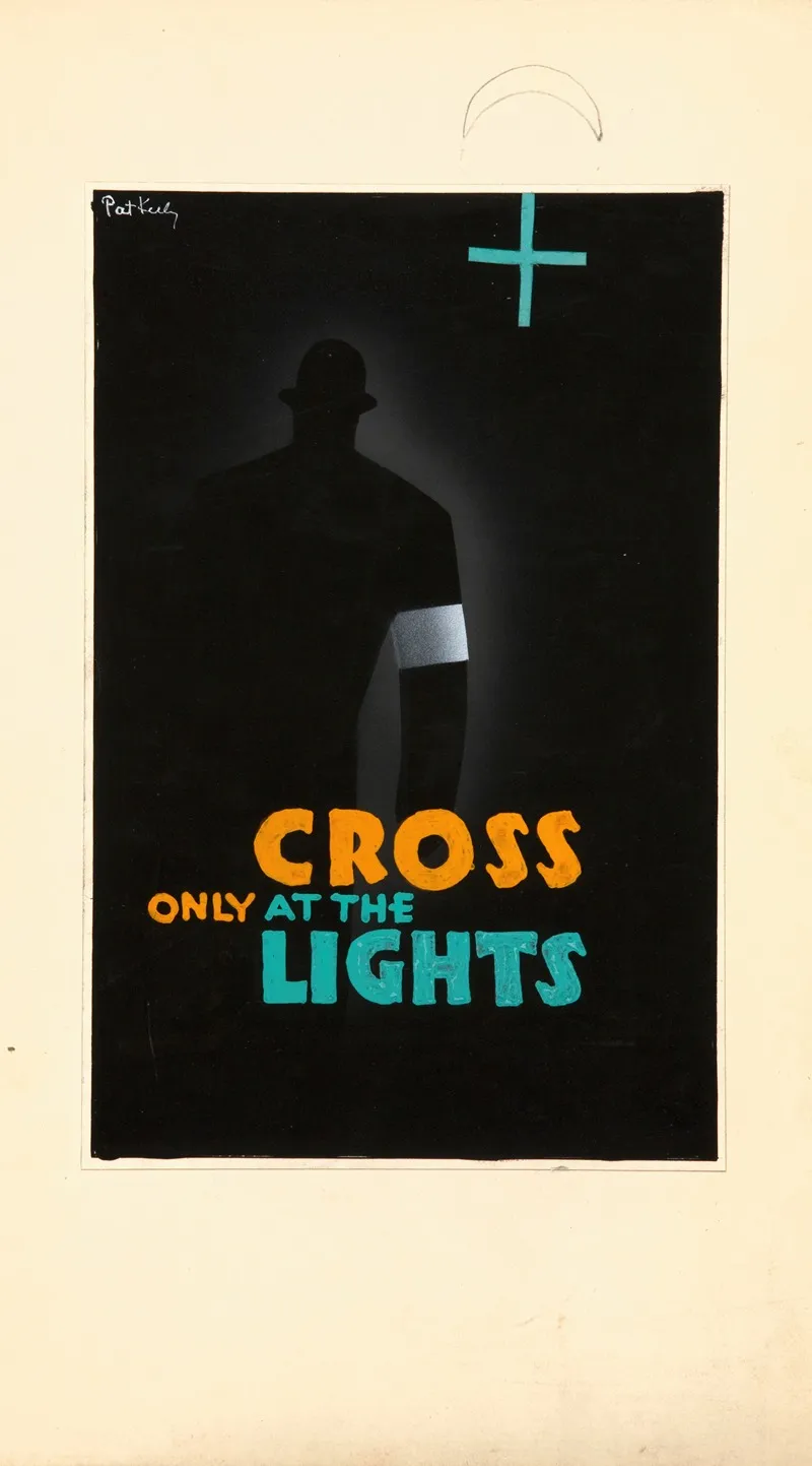 Cross Only At The Lights Wall Art by Pat Keely - High-Resolution Digital Print