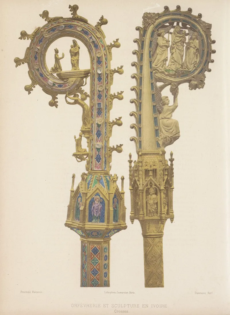 Crosses Wall Art by Joseph Rose Lemercier - High-Resolution Digital Print