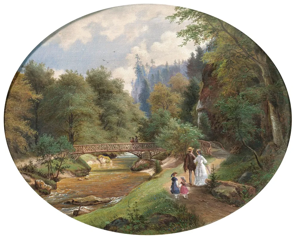 Crossing The Marienbrucke