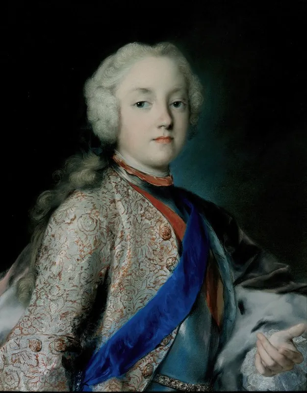 Crown Prince Friedrich Christian Of Saxony 1722 1763 Wall Art by Rosalba Carriera - High-Resolution Digital Print