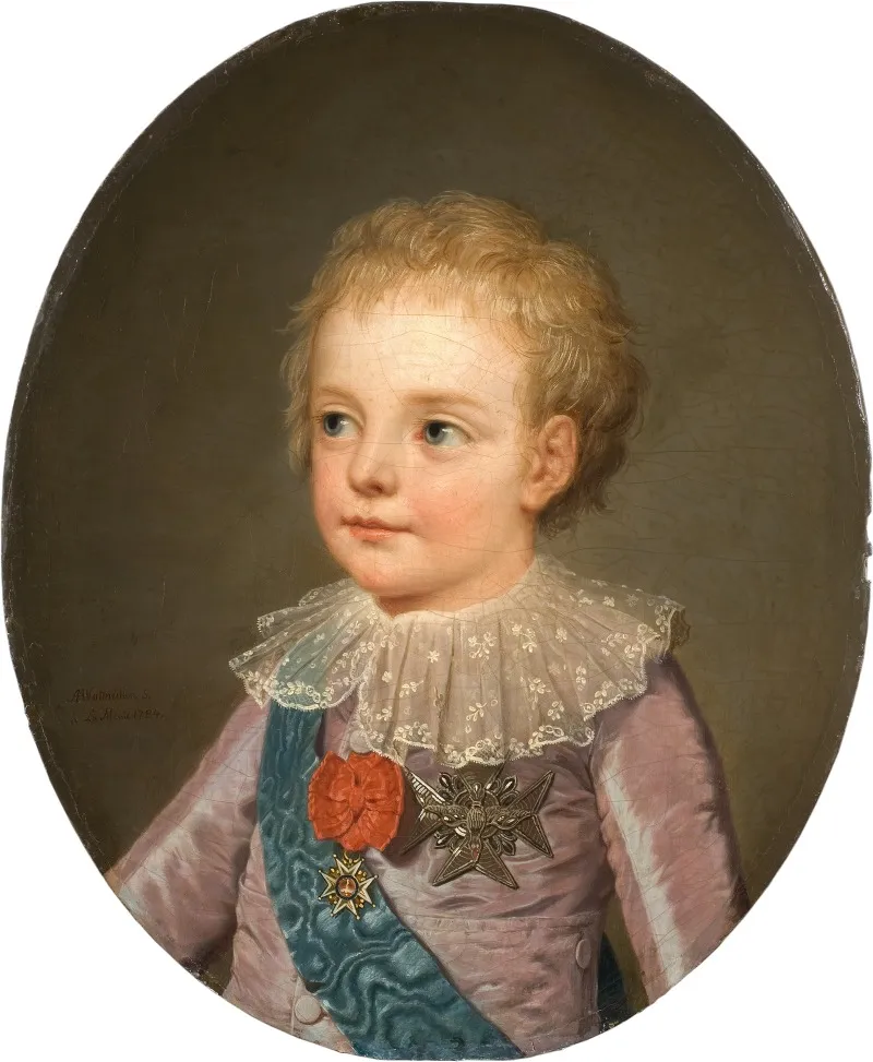Crownprince Le Dauphin Louis Joseph Xavier Francois Of France 1781 1789 Wall Art by Adolf Ulrik Wertmüller - High-Resolution Digital Print