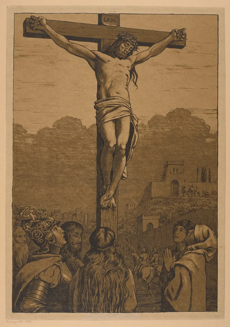 Crucifixion 37 Wall Art by Hans Thoma - High-Resolution Digital Print