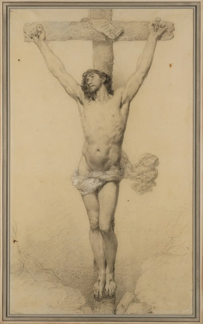 Crucifixion 42 Wall Art by Louis Gallait - High-Resolution Digital Print