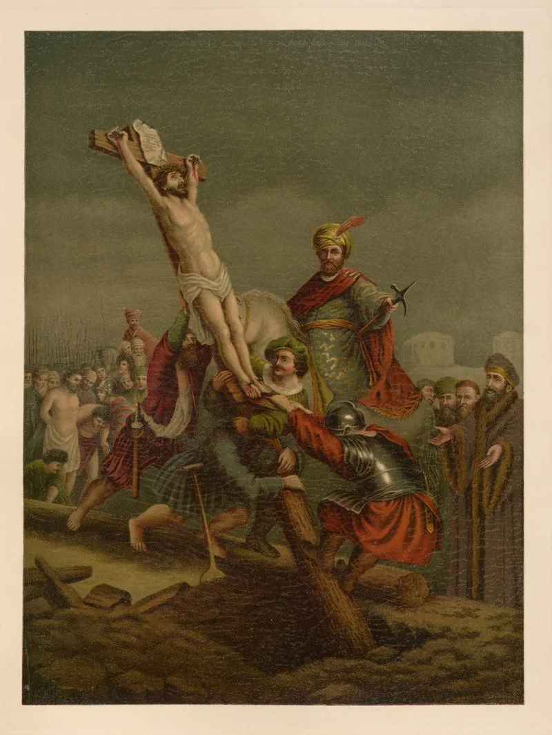 Crucifixion 45 Wall Art by Jan Ladislaw Sýkora - High-Resolution Digital Print