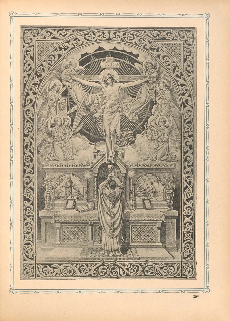 Crucifixion 46 Wall Art by Otto Bitschnau - High-Resolution Digital Print