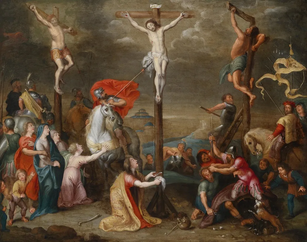 Crucifixion 6 Wall Art by Simon de Vos - High-Resolution Digital Print