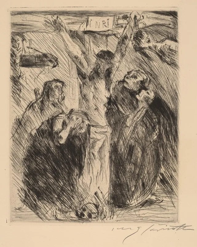Crucifixion 8 Wall Art by Lovis Corinth - Canvas Print