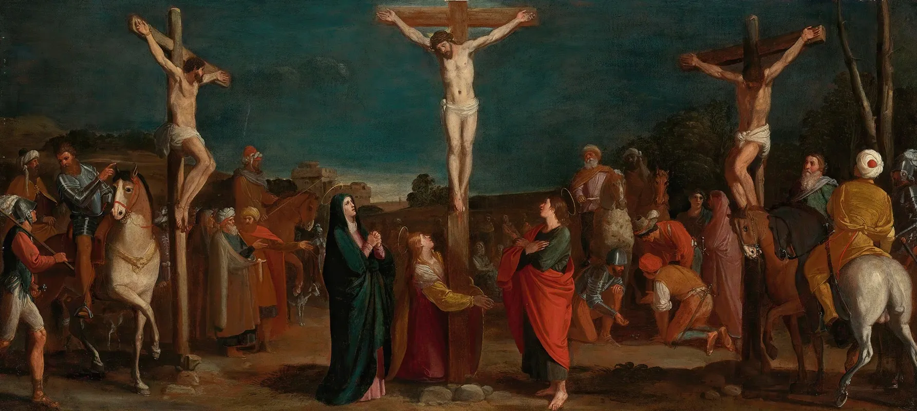 Crucifixion With Thieves Wall Art by Bartolomeo Carducci - High-Resolution Digital Print