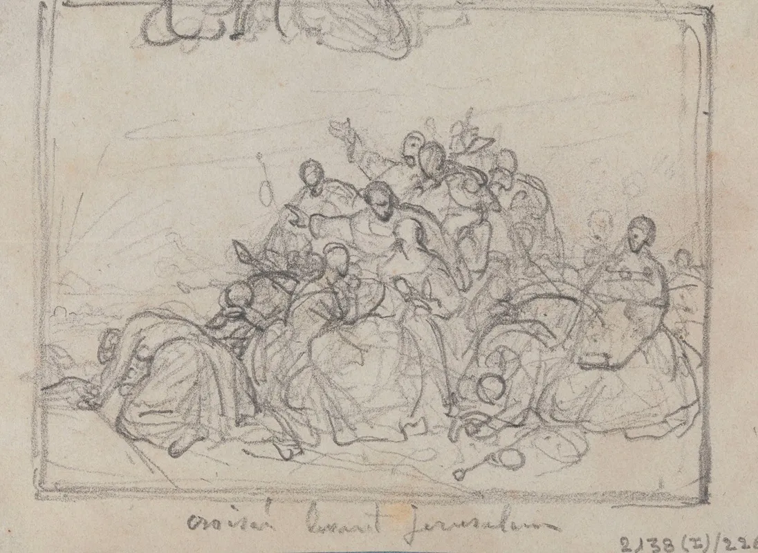 Crusaders In Front Of Jerusalem