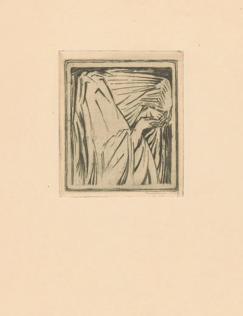 Crying Woman 2 Wall Art by Hein von Essen - High-Resolution Digital Print