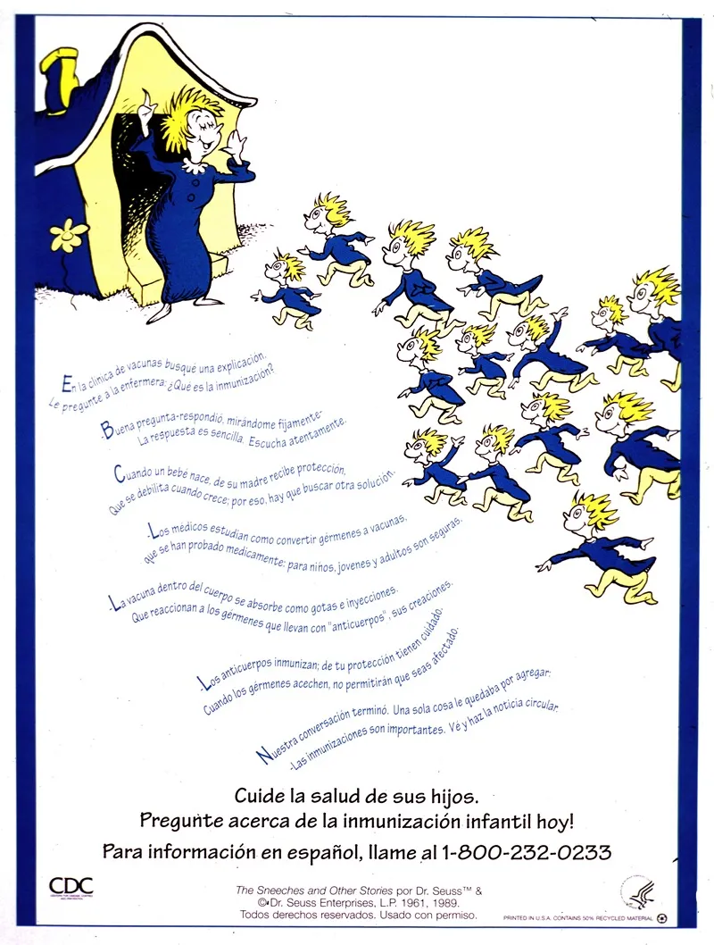 Cuide La Salud De Sus Hijos Wall Art by Centers for Disease Control and Prevention - High-Resolution Digital Print