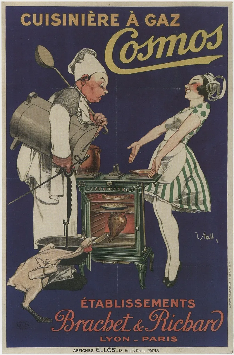 Cuisiniere A Gaz Cosmos Wall Art by Joseph Stall - High-Resolution Digital Print