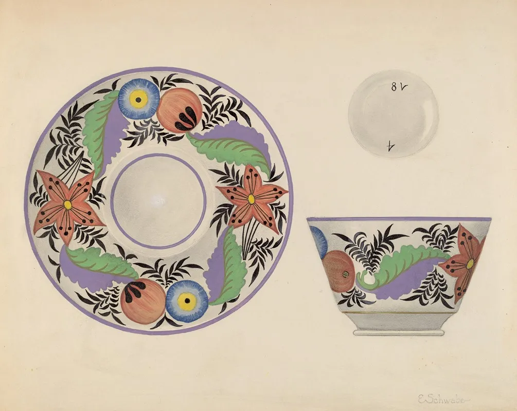 Cup And Saucer 3