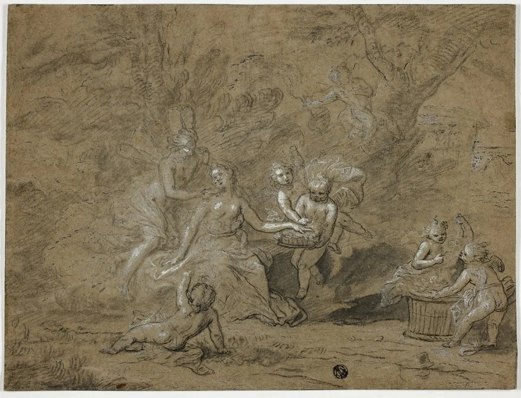 Cupid And Psyche 16 Wall Art by Bon Boullogne - High-Resolution Digital Print