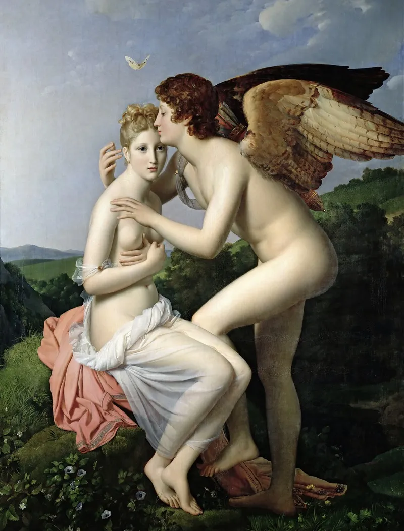 Cupid And Psyche 8 Wall Art by François Gérard - High-Resolution Digital Print