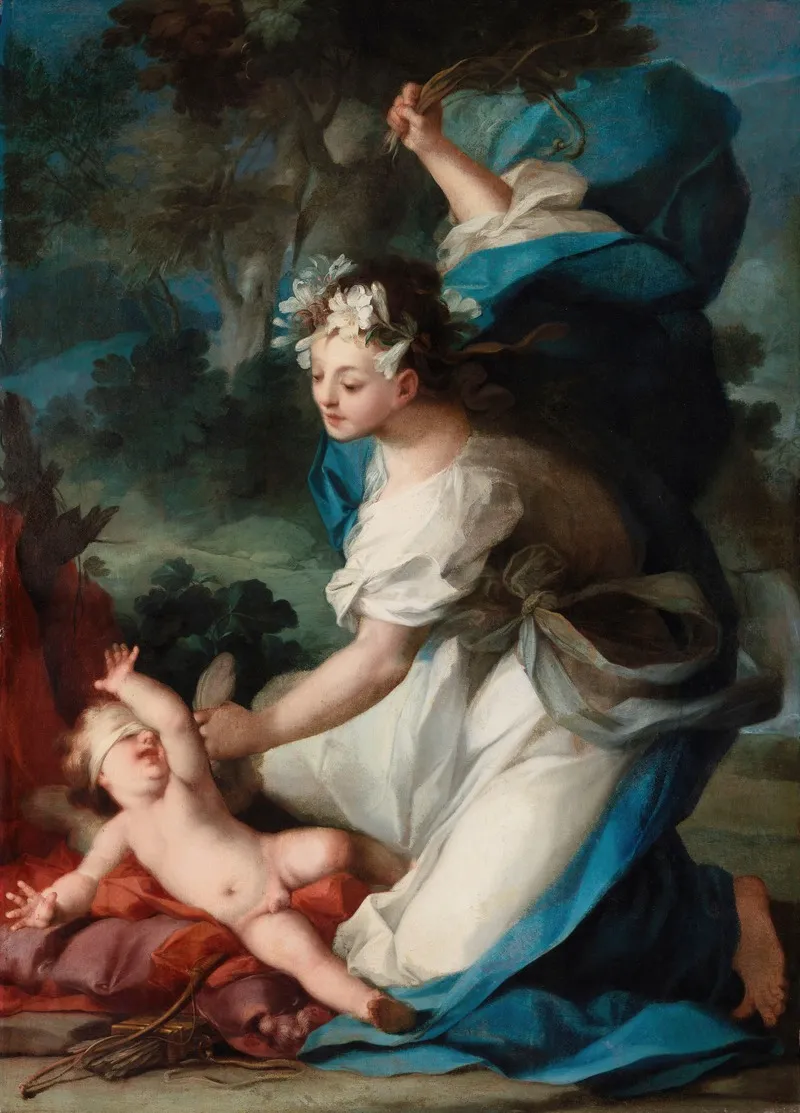 Cupid Chastised 2 Wall Art by Ignazio Stern - High-Resolution Digital Print