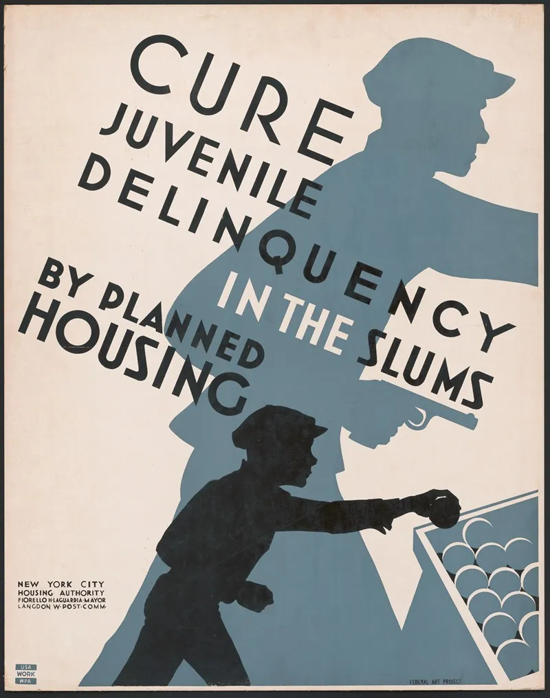 Cure Juvenile Delinquency In The Slums By Planned Housing