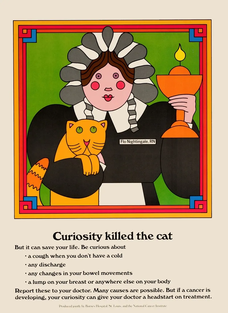 Curiosity Killed The Cat Wall Art by National Cancer Institute - High-Resolution Digital Print