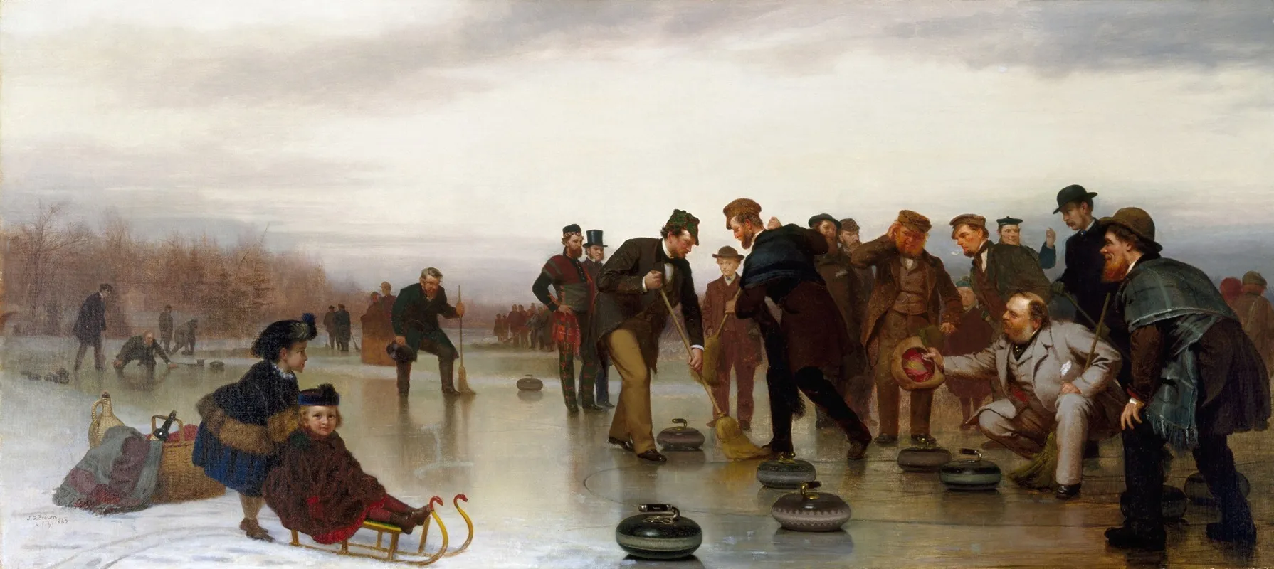 Curling A Scottish Game At Central Park