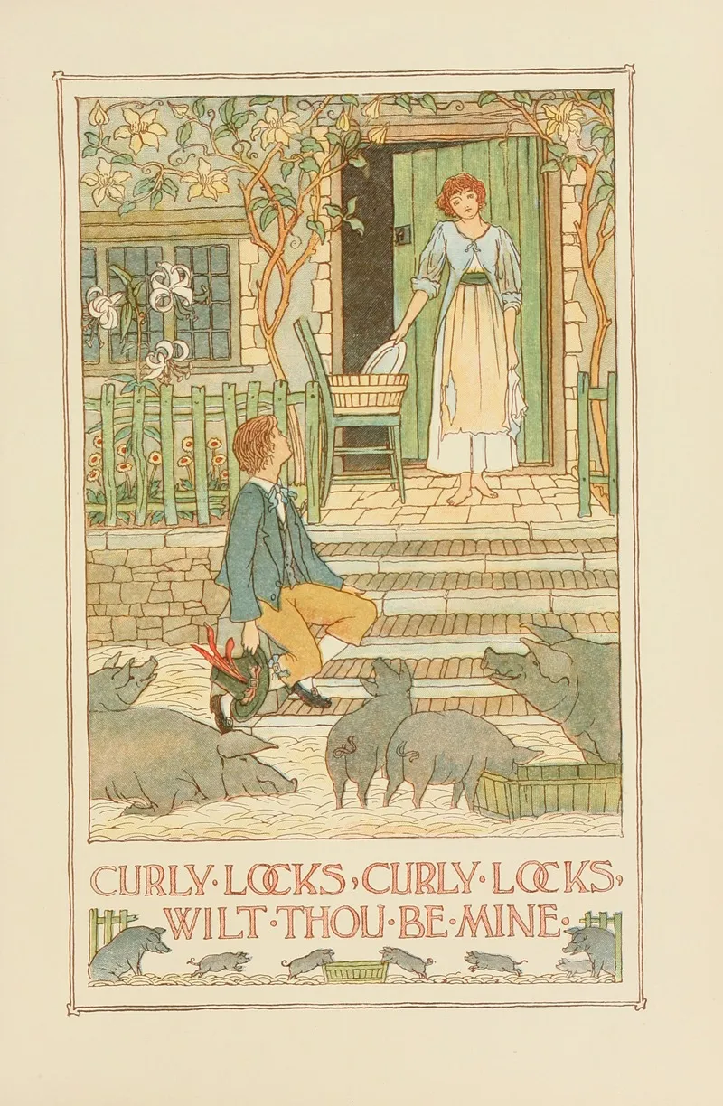 Curly Locks Wall Art by Francis Donkin Bedford - High-Resolution Digital Print