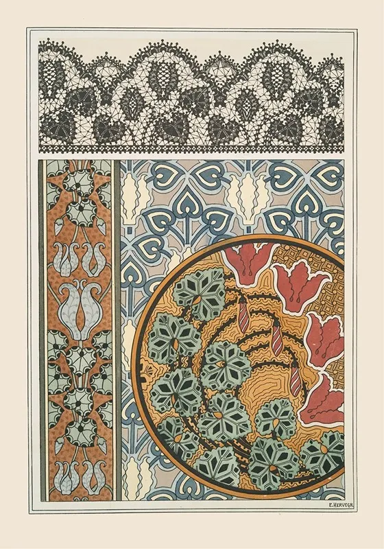 Cyclamen 3 Wall Art by Maurice Pillard Verneuil - High-Resolution Digital Print