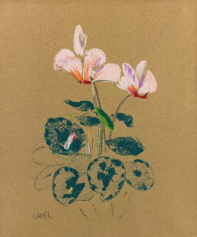 Cyclamen 6 Wall Art by Odilon Redon - High-Resolution Digital Print