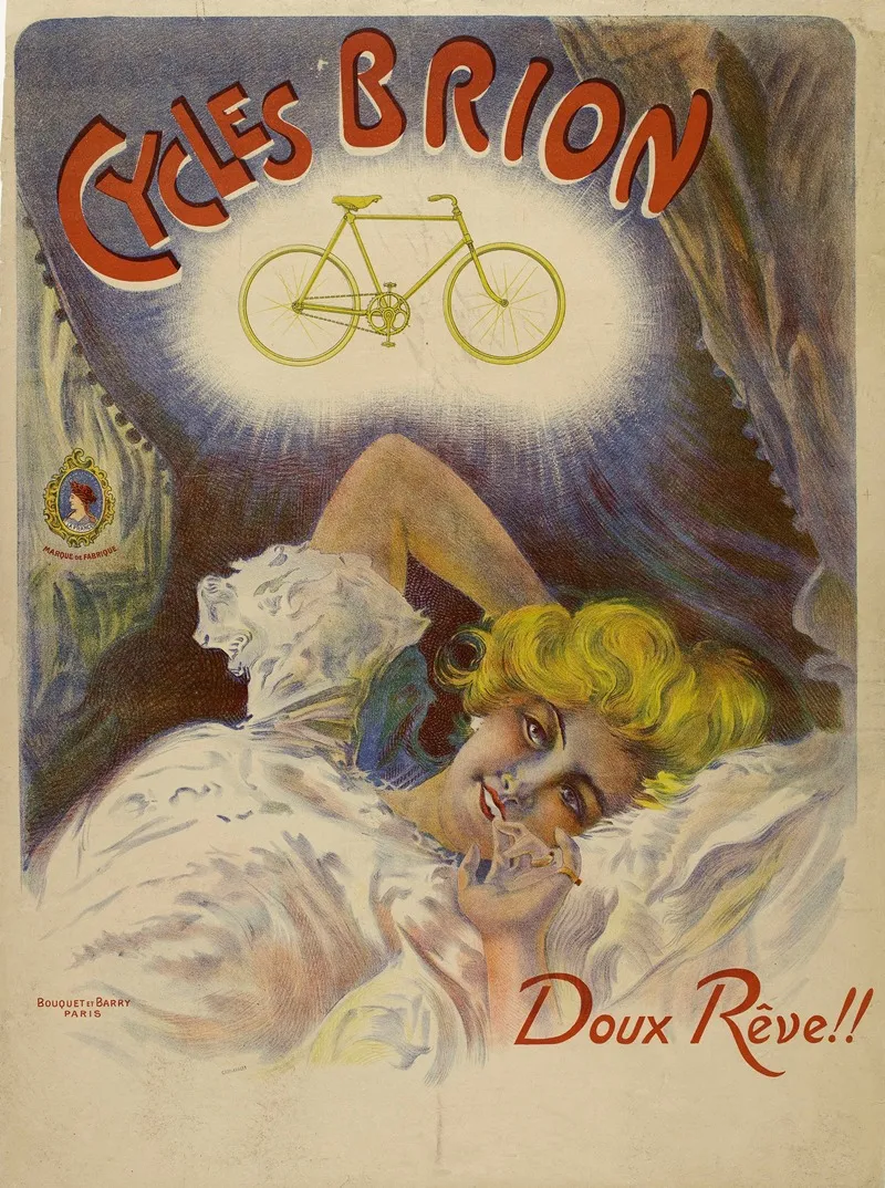 Cycles Brion Doux Reve 2 Wall Art by Bouquet et Barry - High-Resolution Digital Print