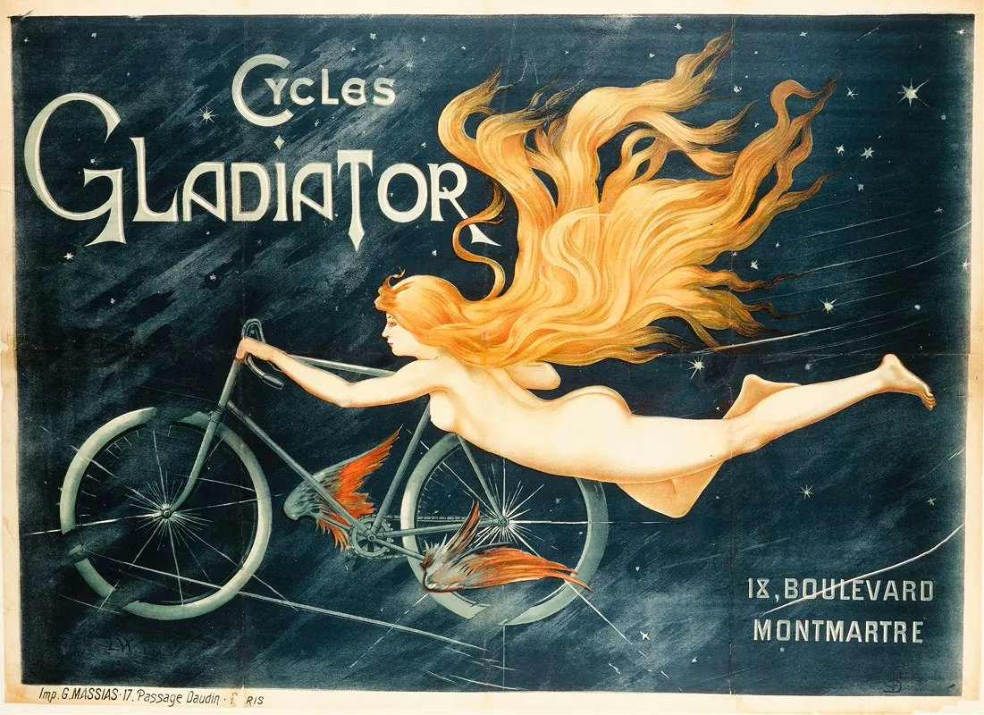 Cycles Gladiator Wall Art by C.B. - High-Resolution Digital Print