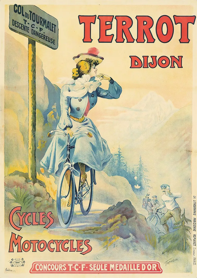 Cycles Motocycles Wall Art by Nicolas Tamagno - High-Resolution Digital Print