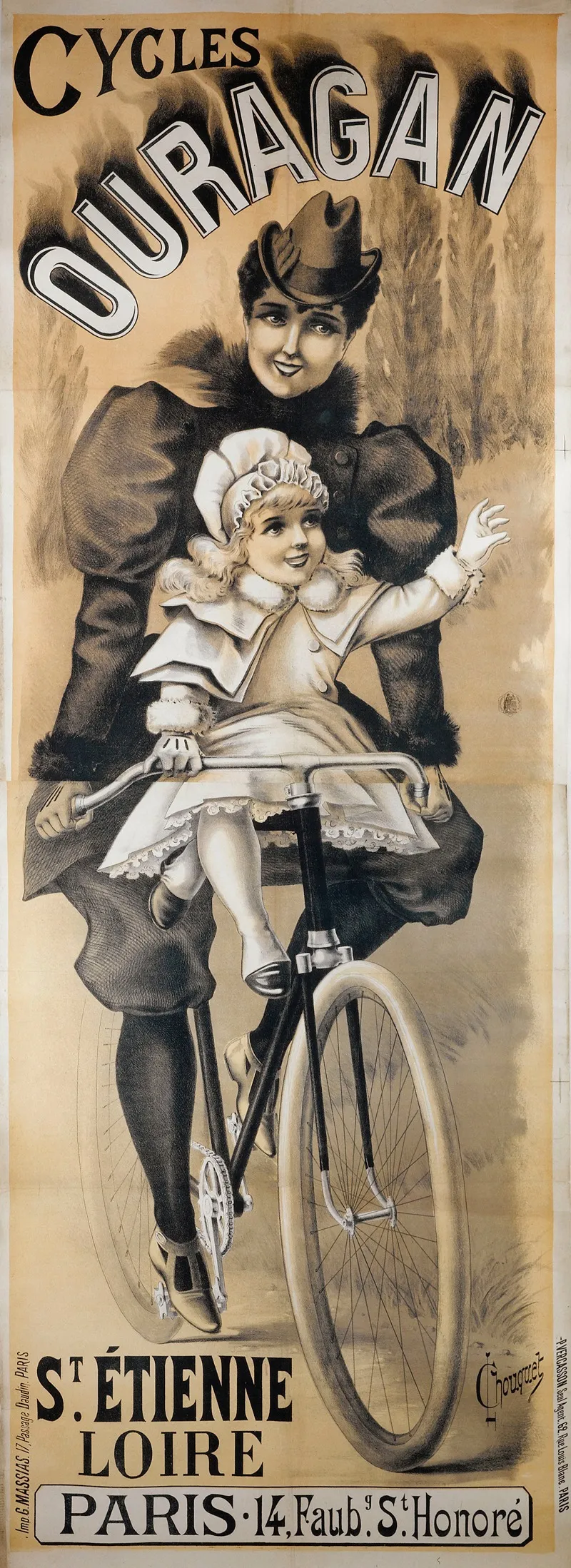 Cycles Ouragan St Etienne Loire Paris Wall Art by L. Chouquet - High-Resolution Digital Print