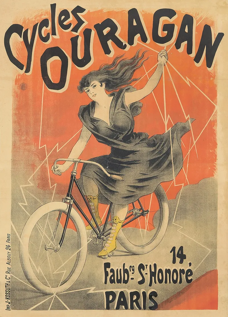 Cycles Ouragan Wall Art by Imp. J. Kossouth - High-Resolution Digital Print