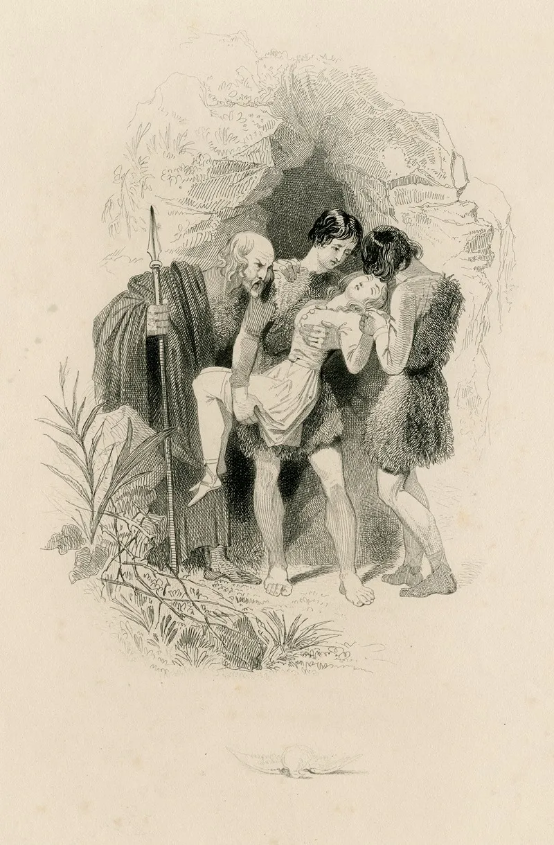 Cymbeline Act Iv Scene 2 Wall Art by Joseph Kenny Meadows - High-Resolution Digital Print