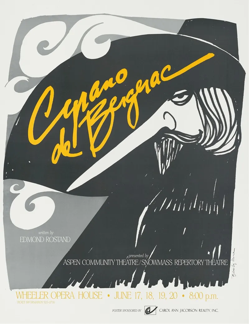 Cyrano De Bergerac 2 Wall Art by Beverly Moore - High-Resolution Digital Print