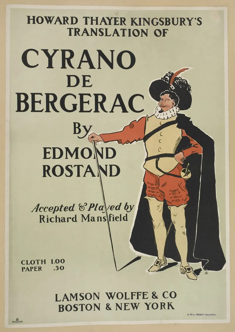 Cyrano De Bergerac Wall Art by Anonymous - High-Resolution Digital Print
